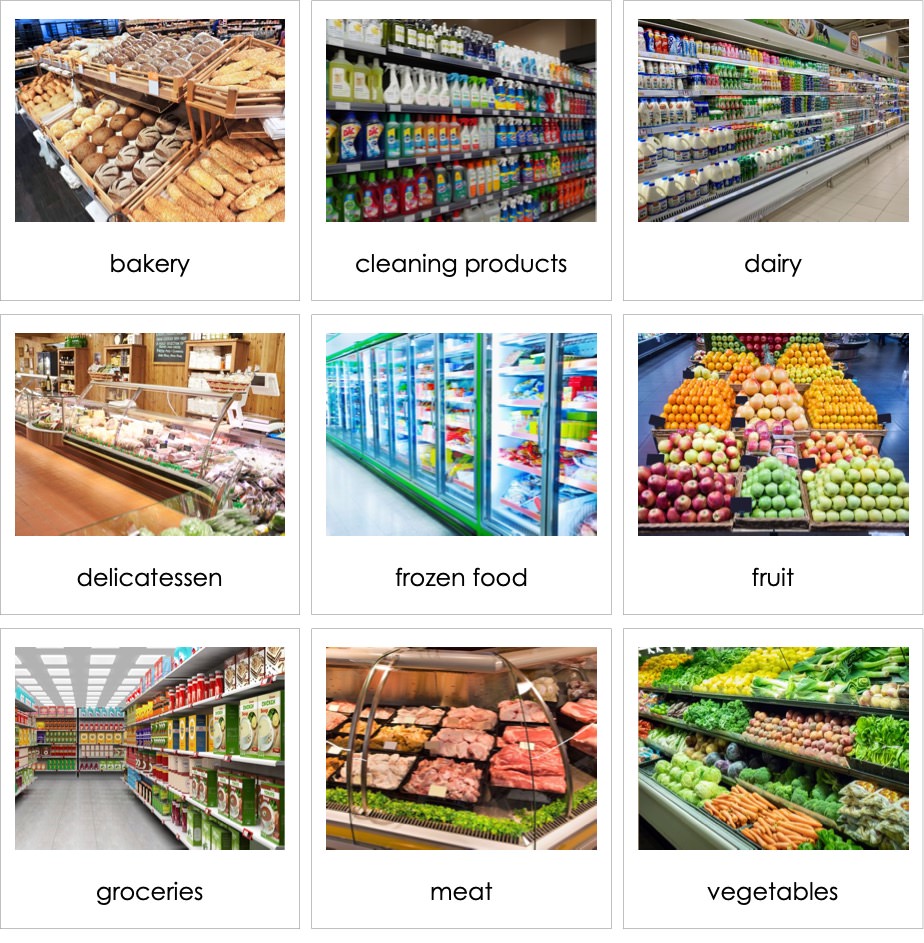 Supermarket Sections